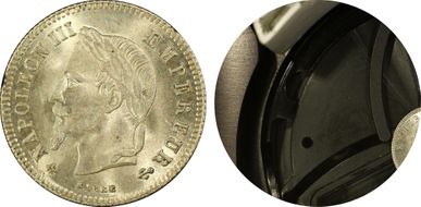1864-A 20C Gad-308 MS64