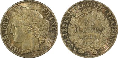 1894-A 50C Gad-419a F-189 MS66