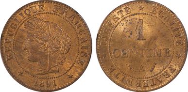 1891-A 1C Gad-88 F-104 MS64RB