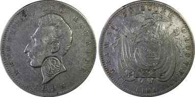 (c.1900) Sucre RA Countermark XF45