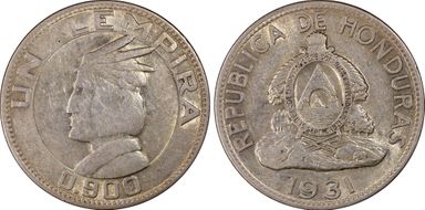 1931 Lempira AU50