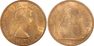 1953 1D S-4154 MS64RD