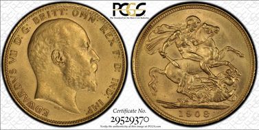 1908-S Sov S-3973 MS63+