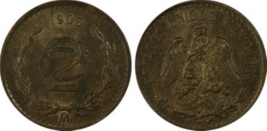 1906-Mo 2C Narrow Date MS64BN