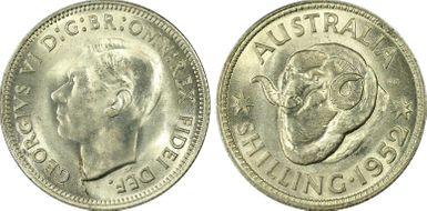 1952(m) Shil KM-46  Ag MS65