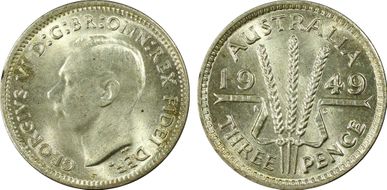 1949(m) 3D KM-44  Ag MS65