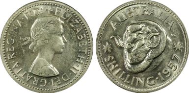 1957(m) Shil PR65