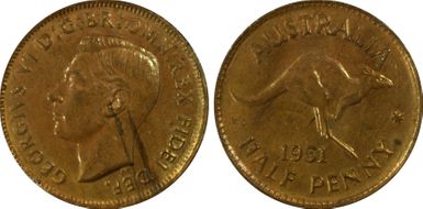 1951(p) 1/2D No Dot MS62RB