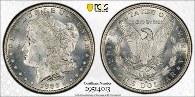 1886-S $1 MS65