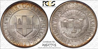 1936 50C York MS67