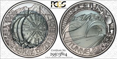 2013 € 25 Tunnelling MS70