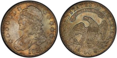 1831 50C O-104 MS64