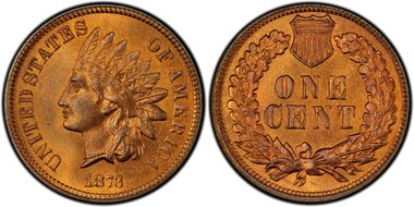 1873 1C Closed 3 MS66RB