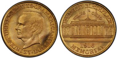 1916 G$1 McKinley MS67+