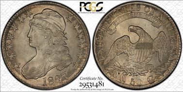 1827 50C O-136 MS63