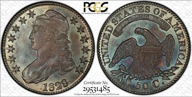 1828 50C O-113 MS64+