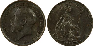 1913 1/4D S-4059 Blackened finish MS64