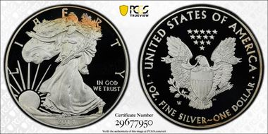 2014-W $1 Silver Eagle First Strike PR70DCAM