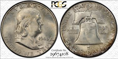 1948-D 50C DDR, FS-801 MS66FBL