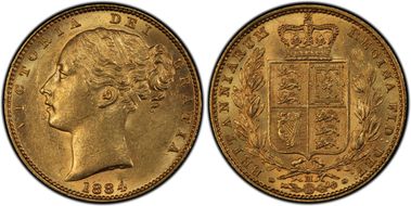 1884-M Sov S-3854A Shield MS61