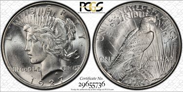1927-D $1 MS64+