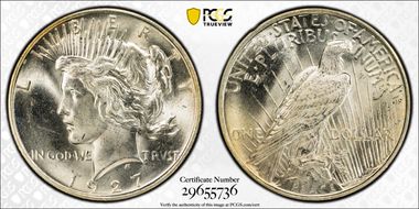 1927-D $1 MS64+