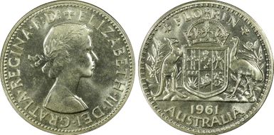 1961(m) Florin PR66