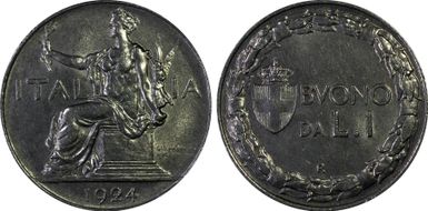 1924-R Lira MS63