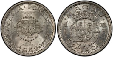 1952 5 Pat KM-5  Ag MS65