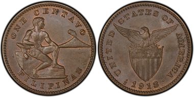 1918-S 1C Allen-2.16a, FS-501 Large S MS64BN