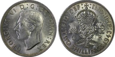 1943 Florin S-4081 MS62