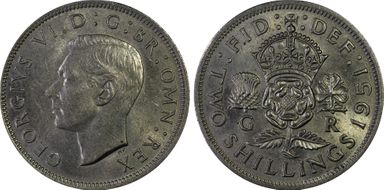 1951 Florin S-4107 MS62