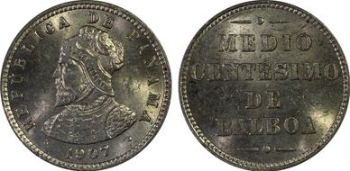 1907 1/2C KM-6 MS63