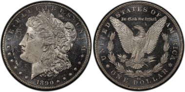 1890-CC $1 MS62DMPL