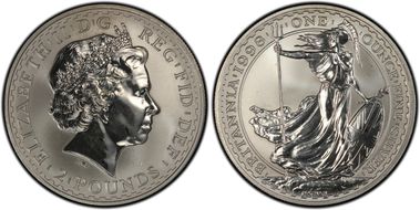 1998 £2 S-BF2 Britannia Ag MS67