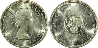 1964 S$1 Confederation MS62