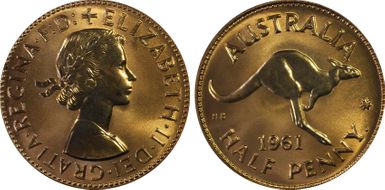 1961 Y. (p) 1/2D PR66RD