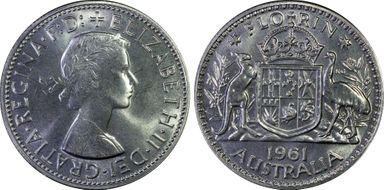 1961(m) Florin PR67