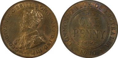 1917-I (c) 1D MS64RB