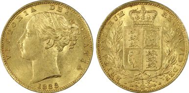 1883-S Sov S-3855B Shield MS62