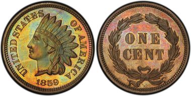 1859 1C PR65+