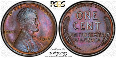 1912 1C MS64BN
