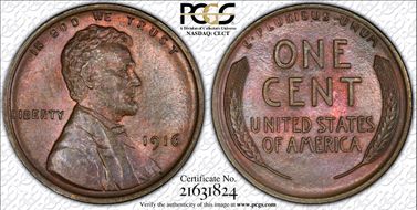 1916 1C MS65BN