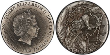 2014-P $2 Zeus Antique Finish PR68