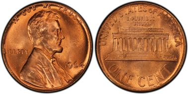 1964 1C MS66+ RD