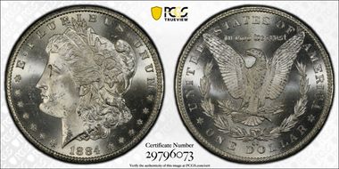 1884-CC $1 MS64
