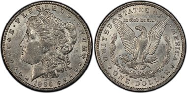 1896-O $1 AU55