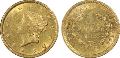 1852 G$1 MS61