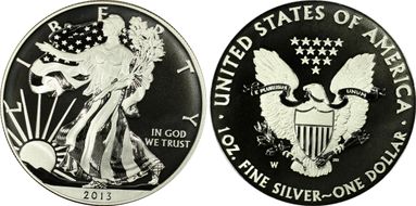 2013-W $1 Enhanced Silver Eagle West Point Mint Set SP70