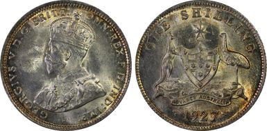 1927(m) Shil KM-26  Ag MS64
